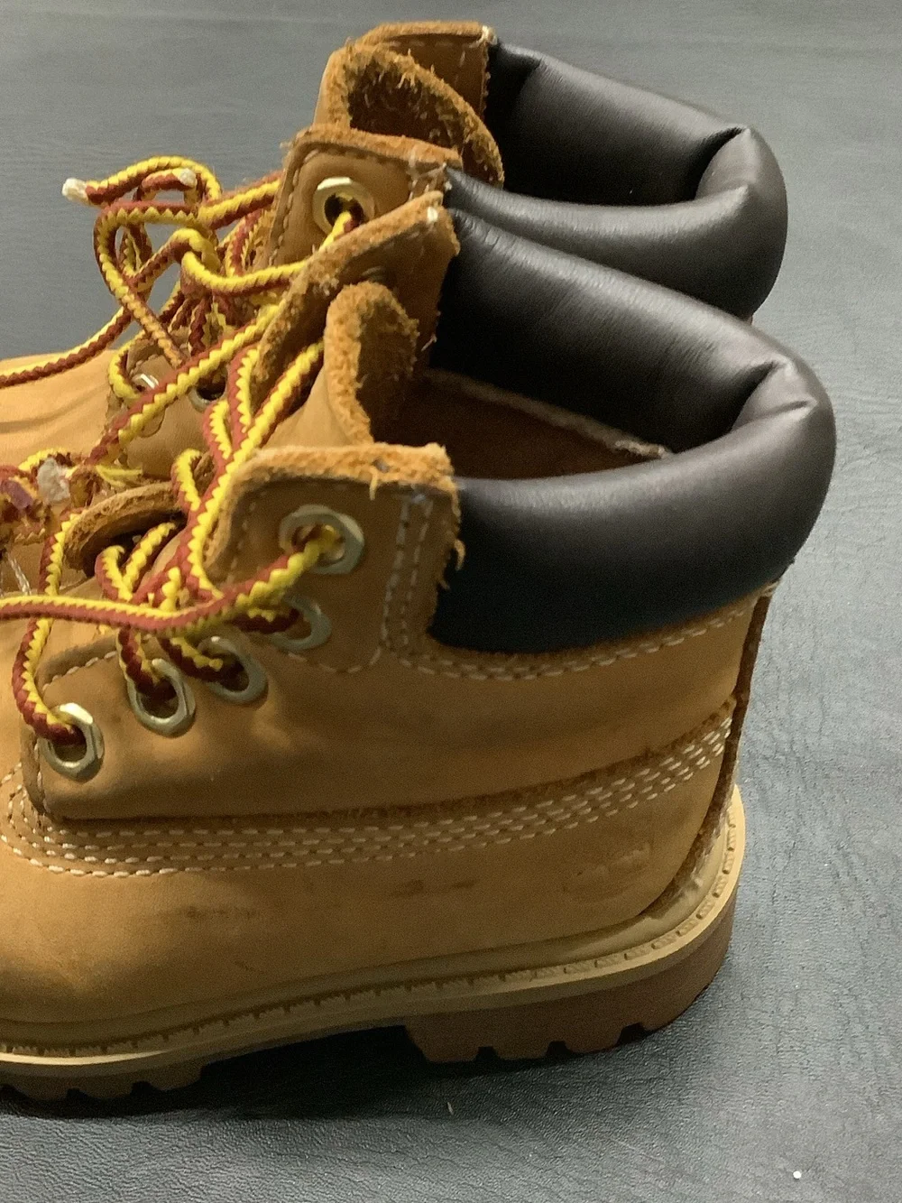 Timberland Kids Wheat/Tan Lace-Up Rugged Boots